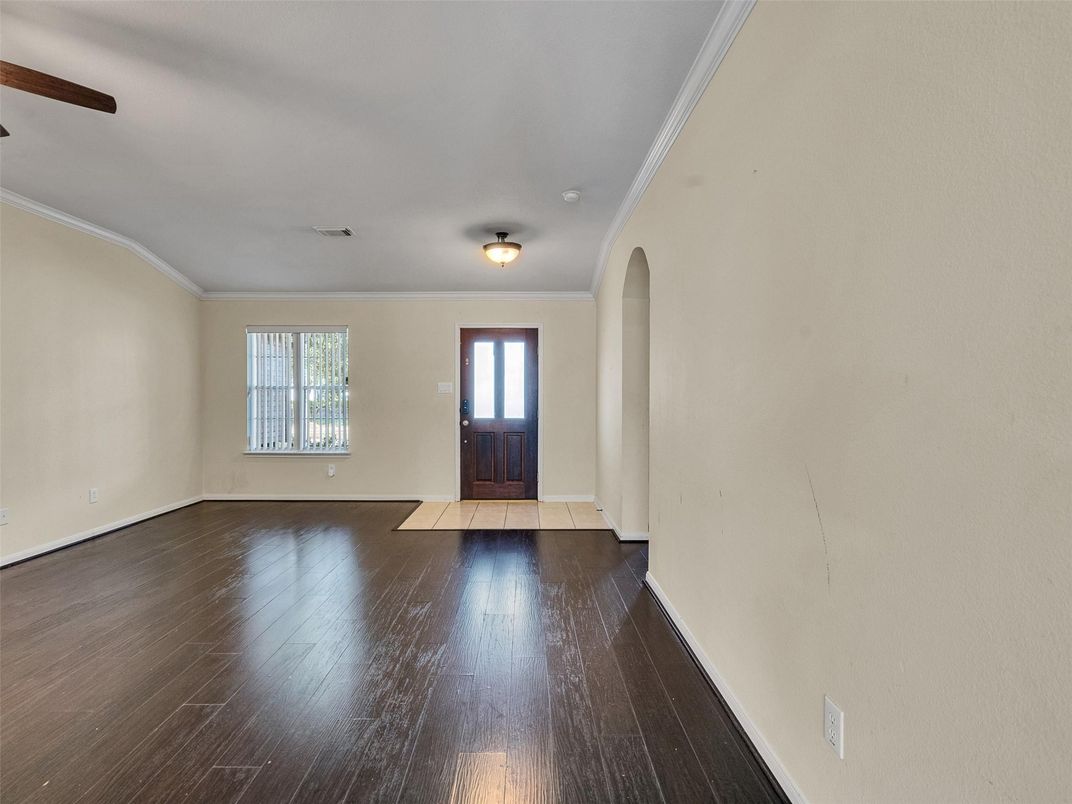 Empty room, Interior, Wood Texture Flooring