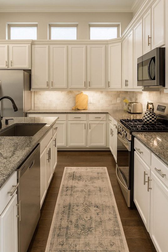 Interior, Kitchen, Wood Texture Flooring