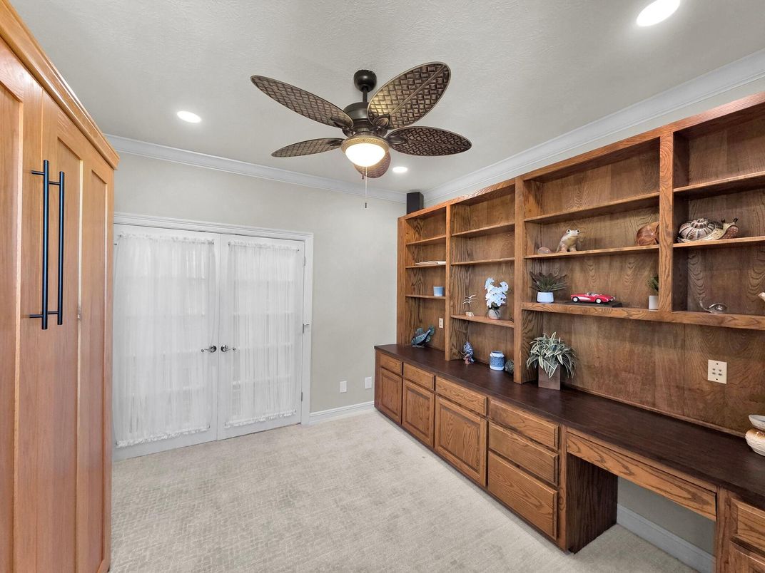 Home Office, Interior, Recessed Lighting