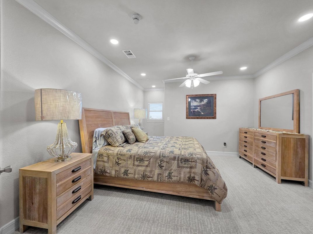 Bedroom, Interior, Recessed Lighting