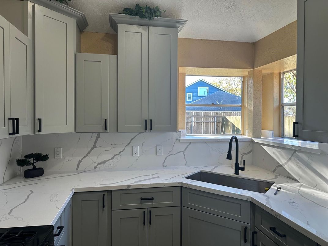 Interior, Kitchen, Marble Walls