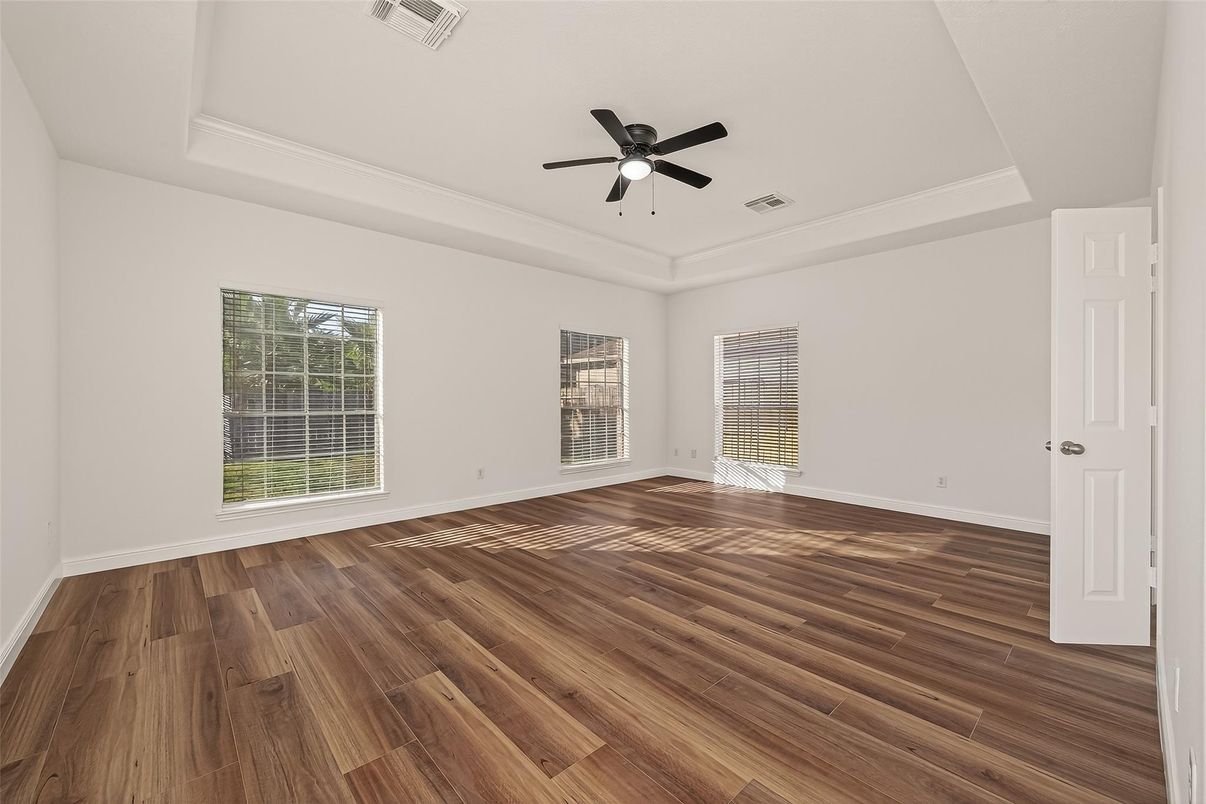 Empty room, Interior, Wood Texture Flooring