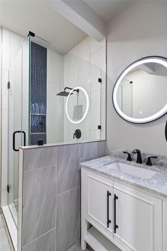 Bathroom, Glass Shower, Interior