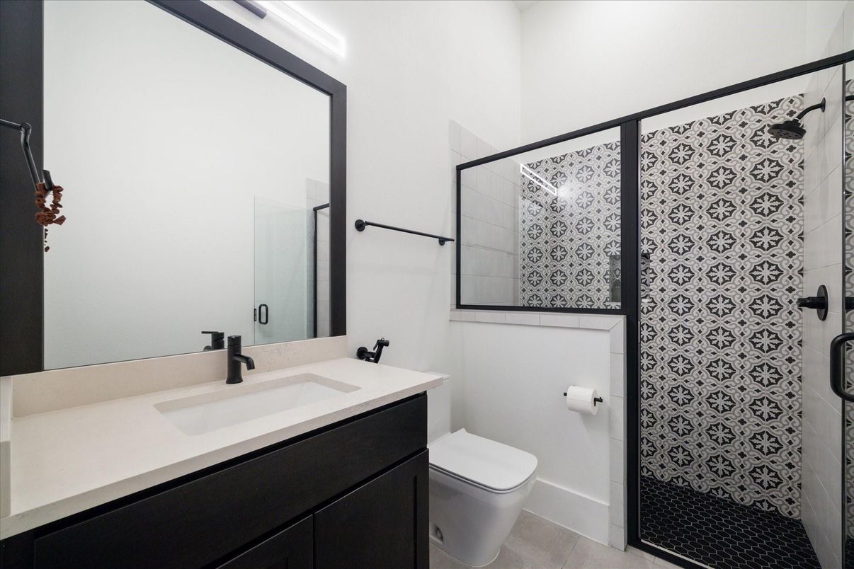 Bathroom, Glass Shower, Interior