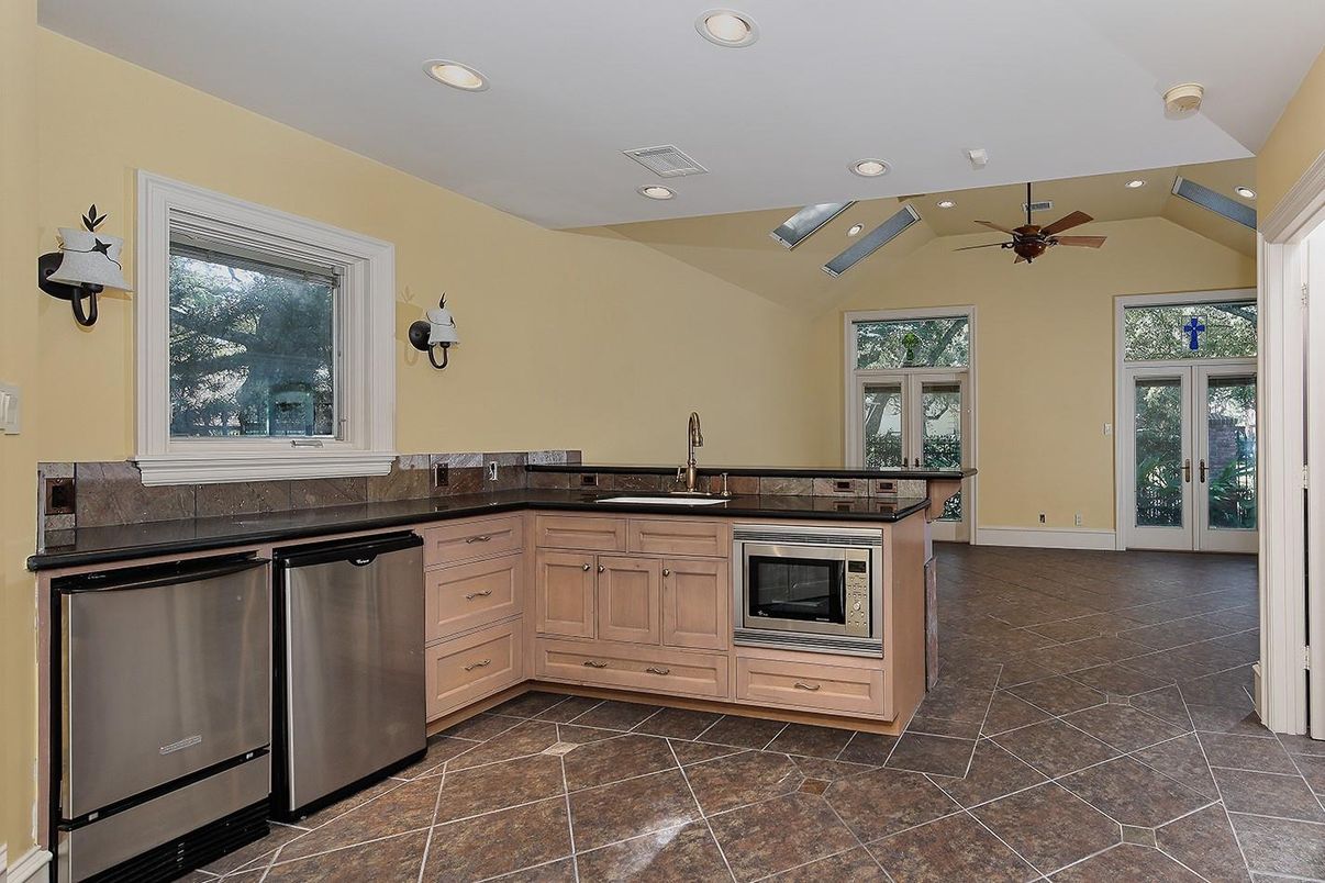 Interior, Kitchen, Recessed Lighting, Stainless Steel Appliances