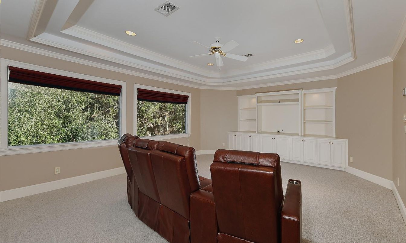 Home Theatre Room, Interior, Recessed Lighting, Theatre Room