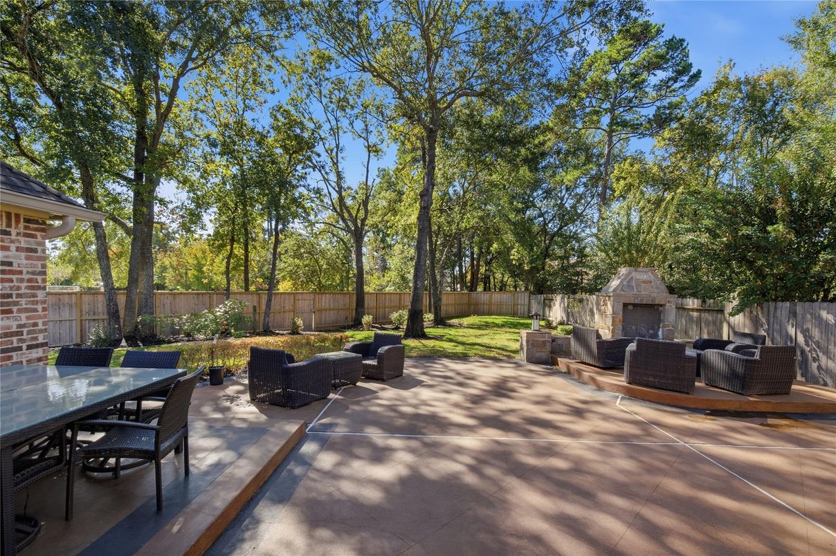 Backyard, Exterior, Fireplace