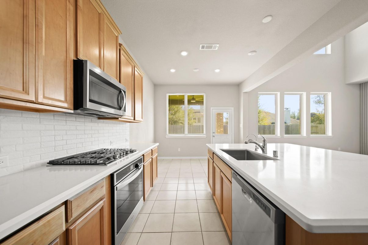 Interior, Kitchen, Recessed Lighting, Stainless Steel Appliances