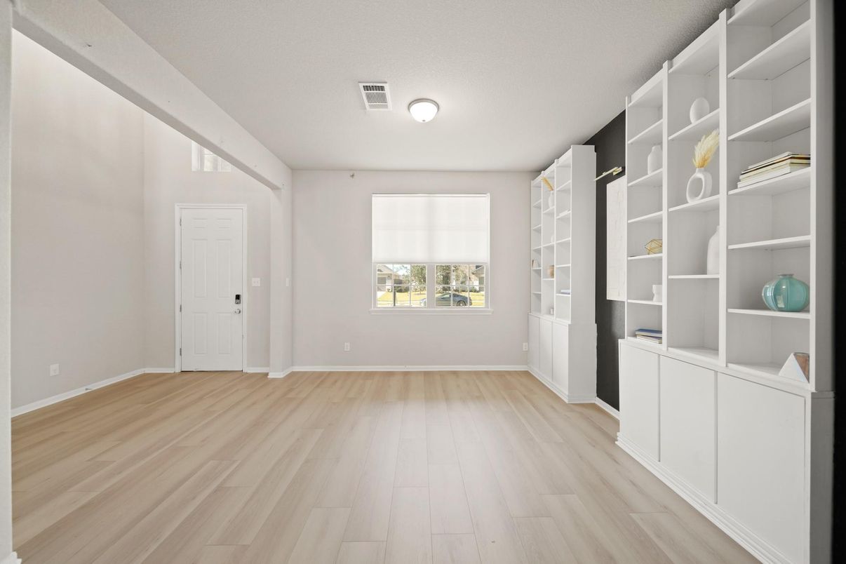 Empty room, Interior, Wood Texture Flooring