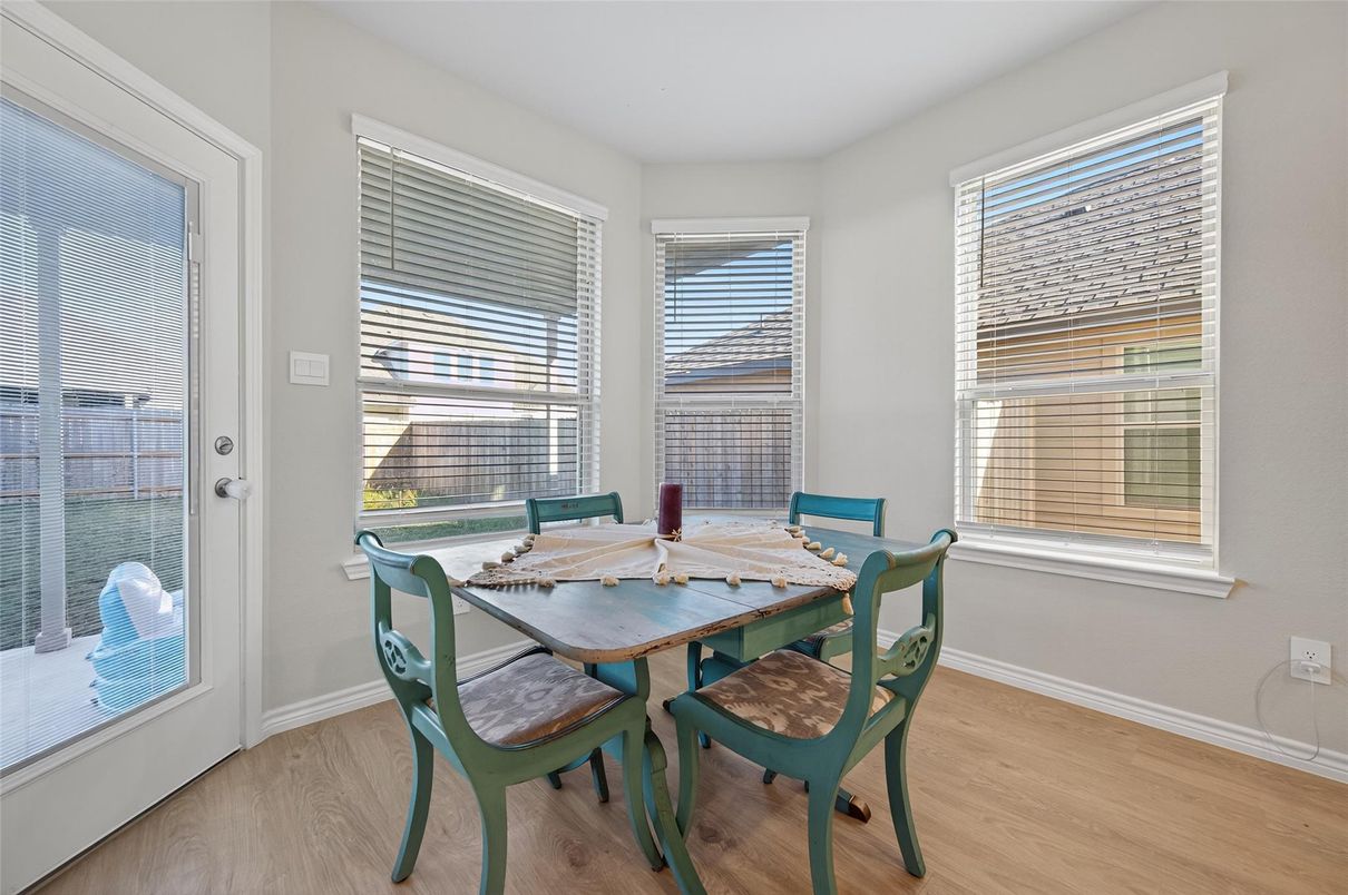 Dining room, Interior, Wood Texture Flooring