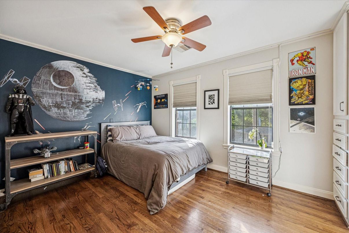 Bedroom, Interior, Wood Texture Flooring