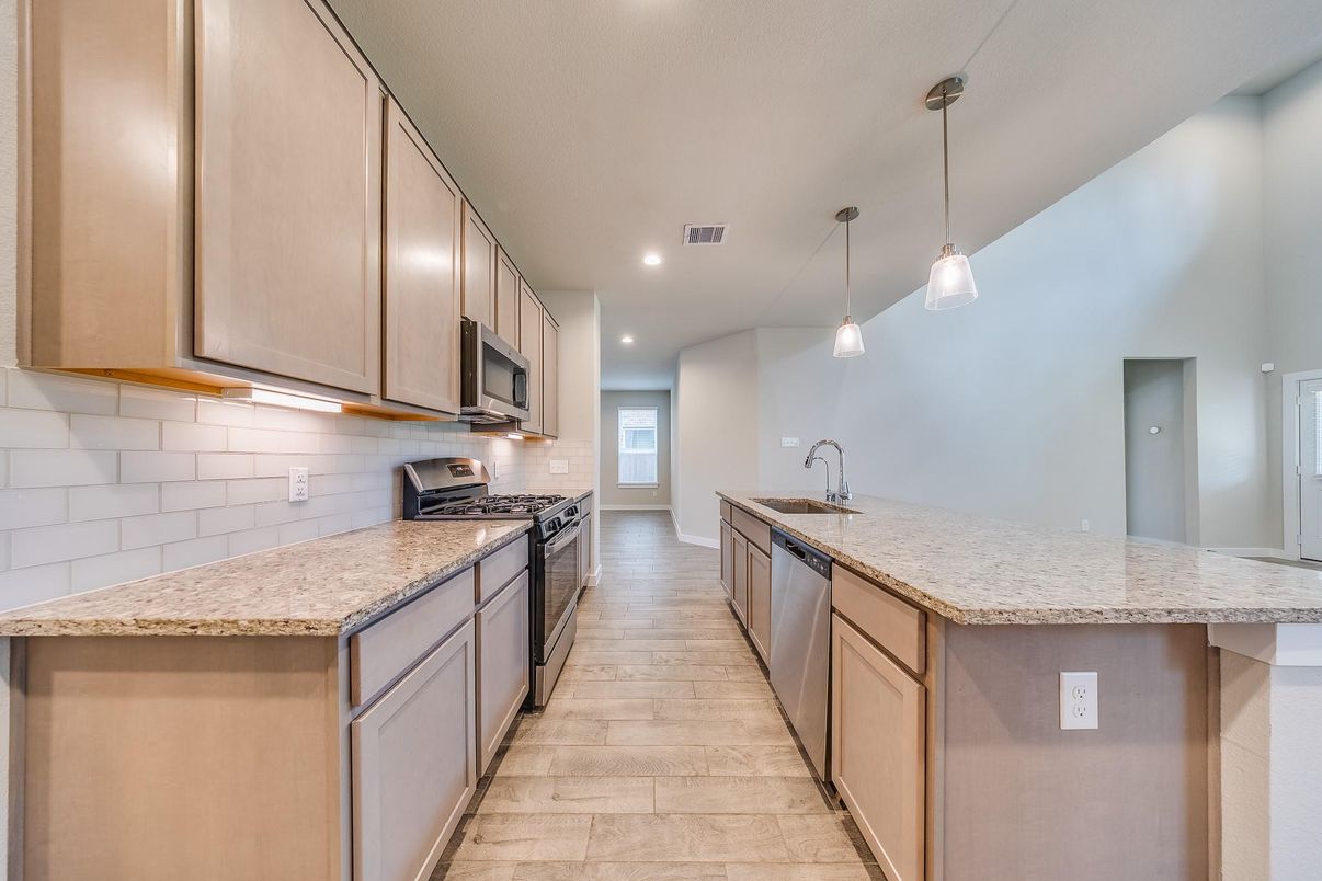 Interior, Kitchen, Pendant Lights, Recessed Lighting