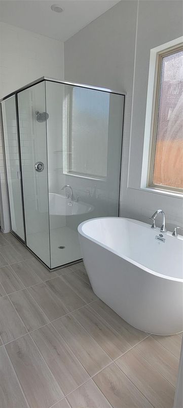 Bathroom, Free Standing Baths, Glass Shower, Interior