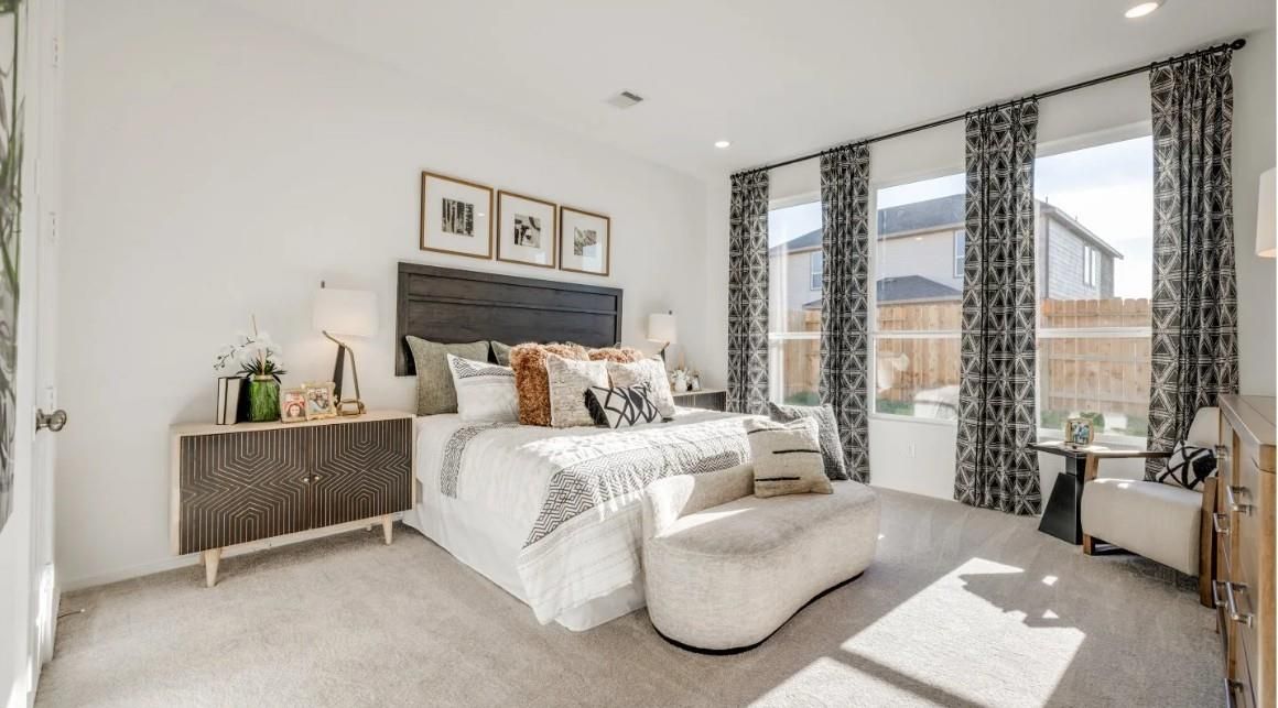 Bedroom, Interior, Recessed Lighting