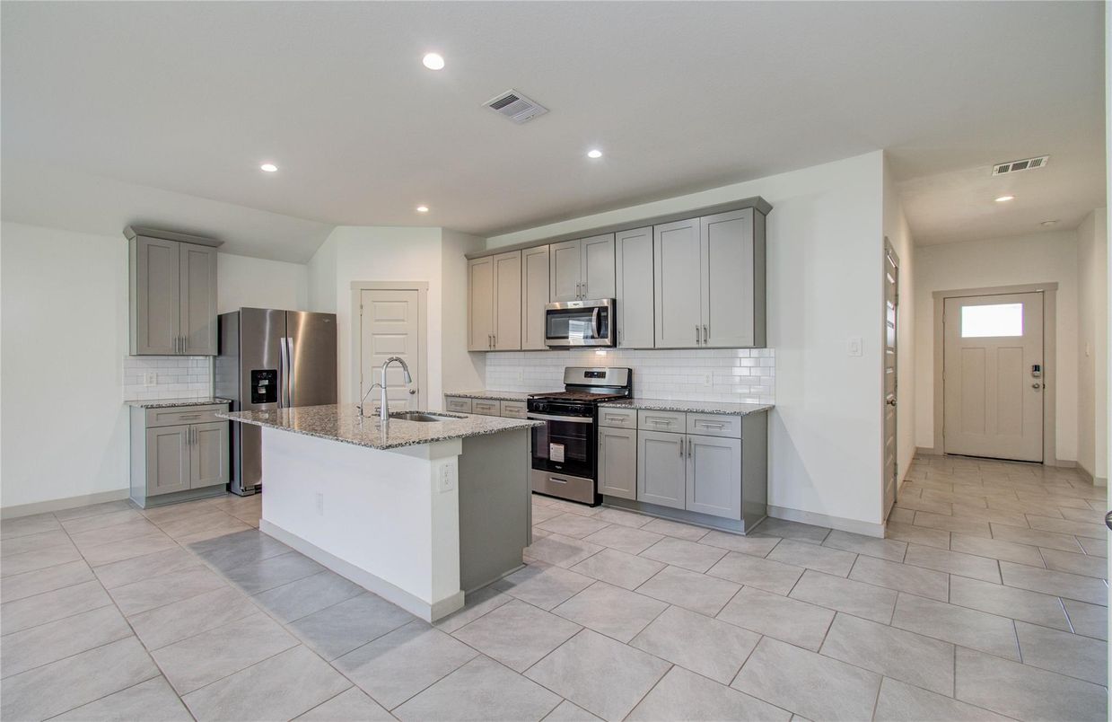 Interior, Kitchen, Recessed Lighting, Stainless Steel Appliances