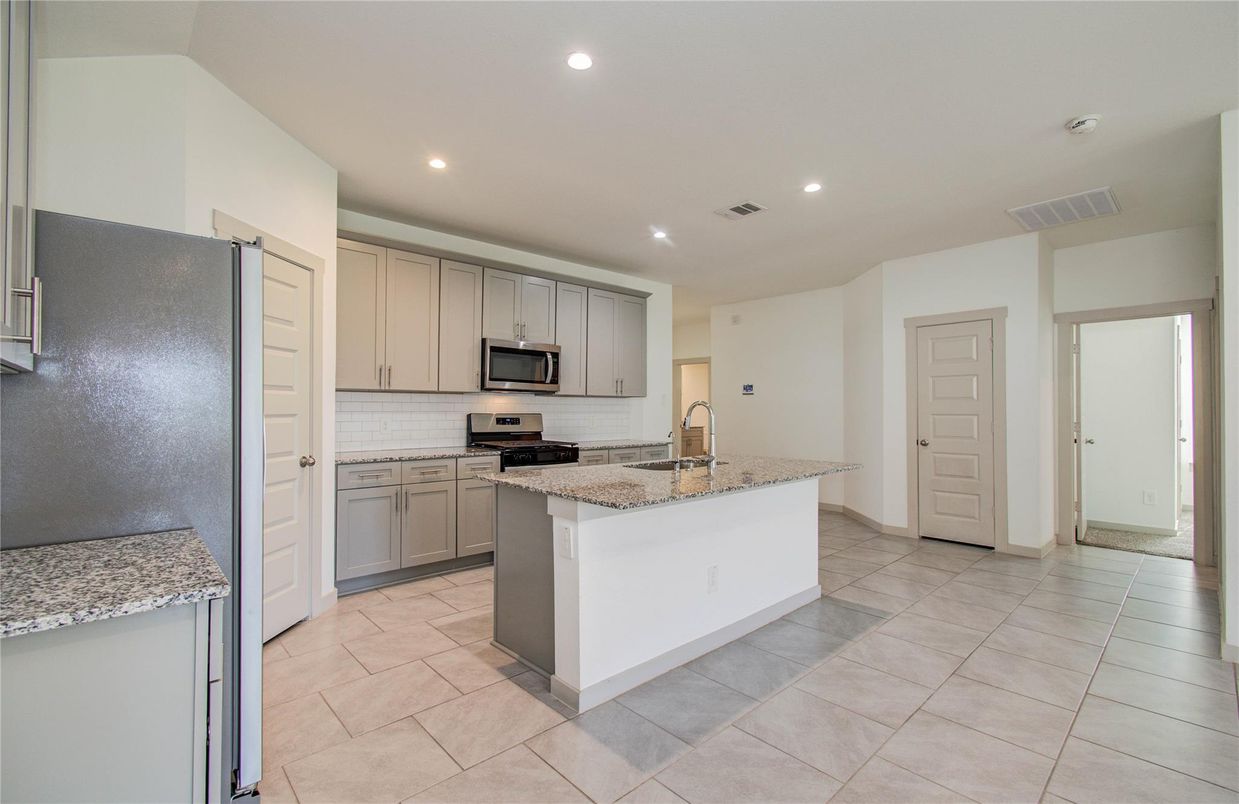 Interior, Kitchen, Recessed Lighting, Stainless Steel Appliances