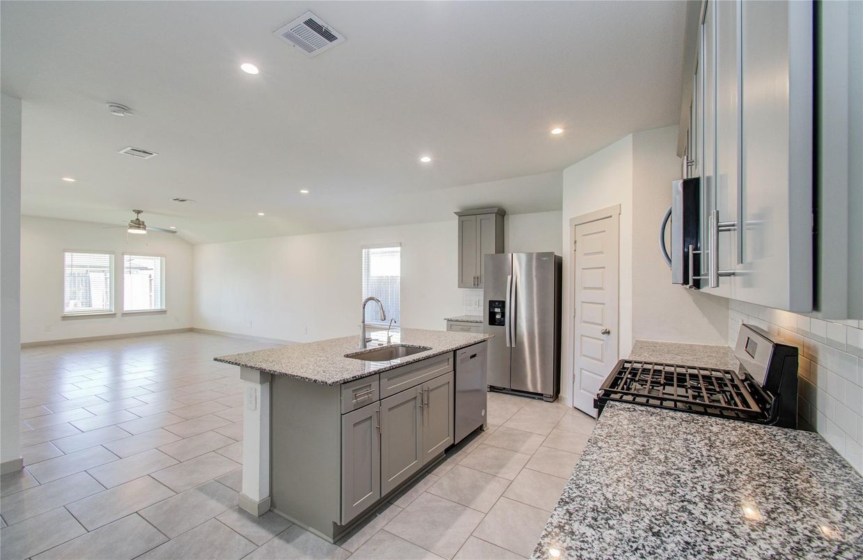 Interior, Kitchen, Recessed Lighting, Stainless Steel Appliances