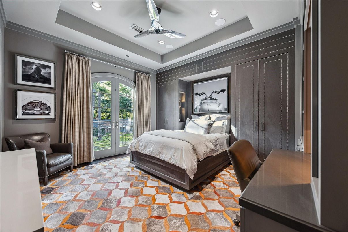 Bedroom, Interior, Recessed Lighting