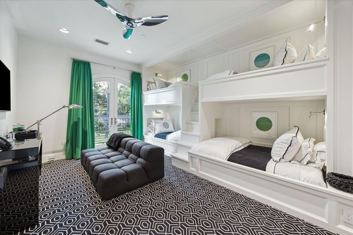 Bedroom, Interior, Recessed Lighting