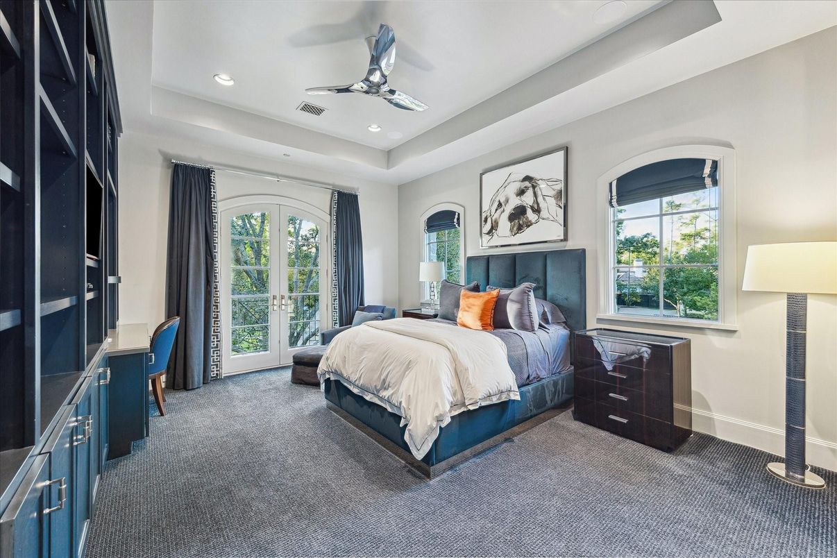 Bedroom, Interior, Recessed Lighting