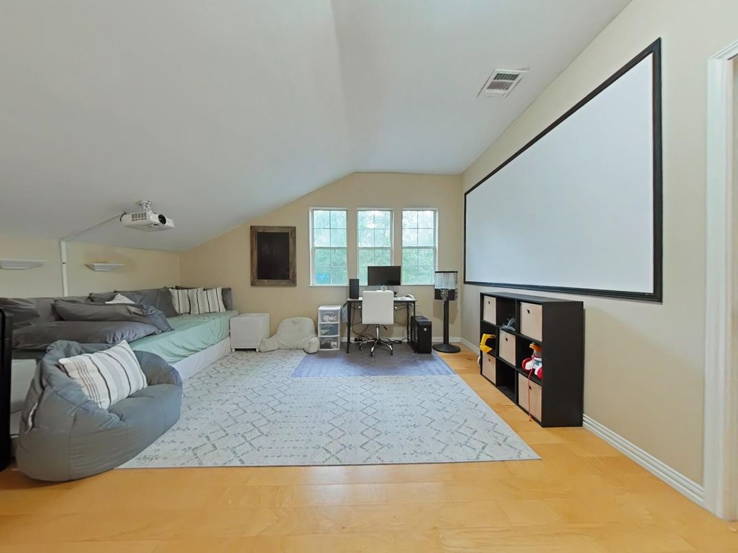 Home Office, Interior, Wood Texture Flooring