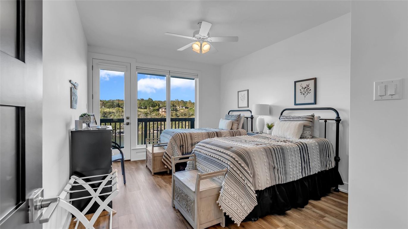 Bedroom, Interior, Water, Wood Texture Flooring