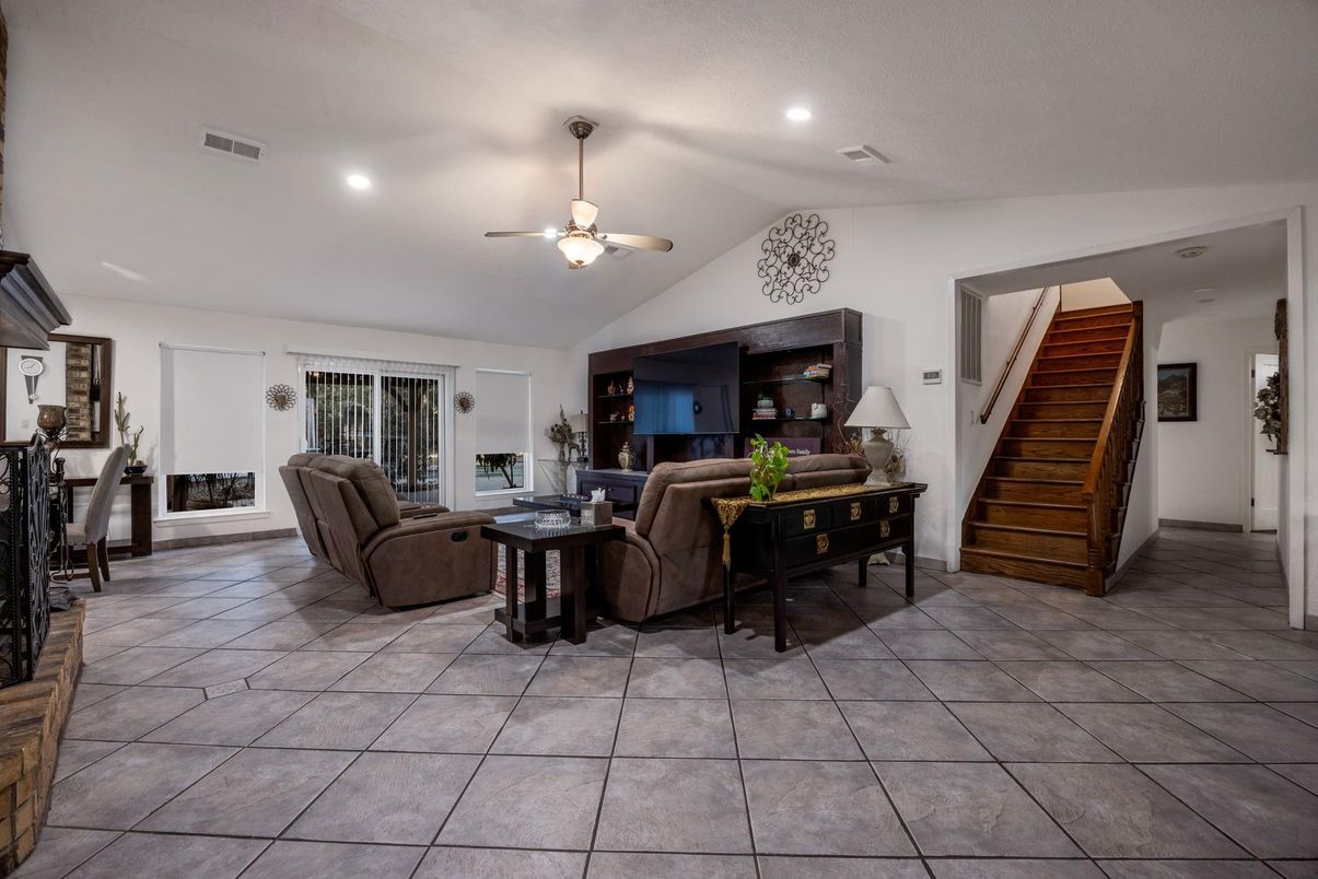 Interior, Living room, Recessed Lighting