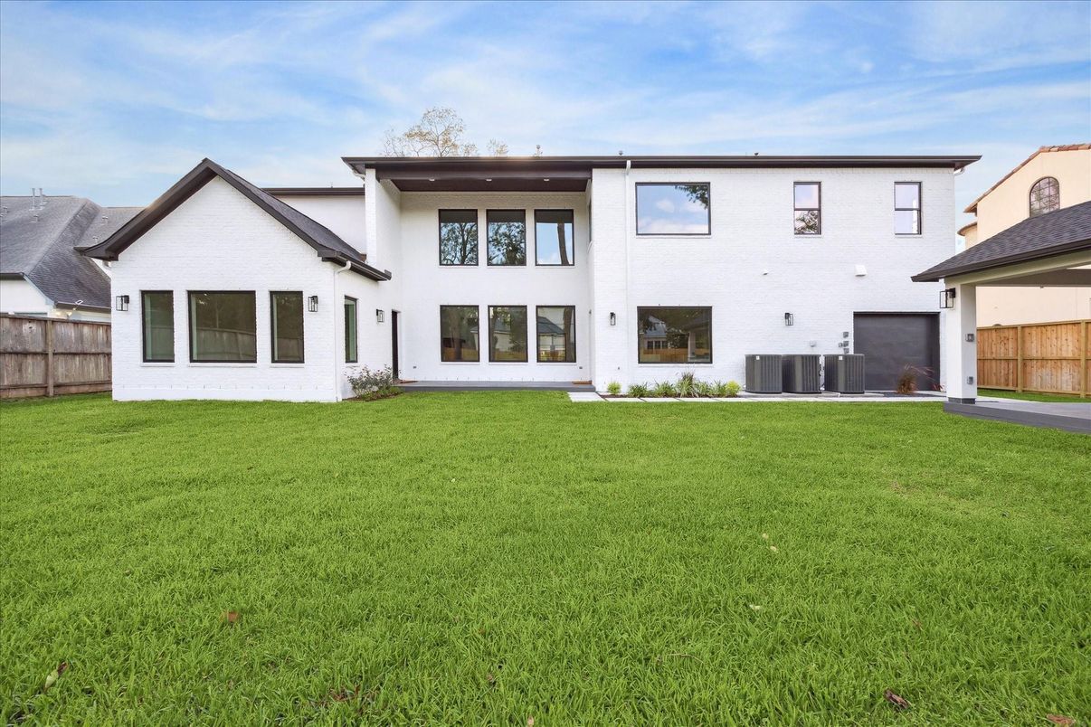 Attached, Backyard, Exterior, Facade, Farmhouse