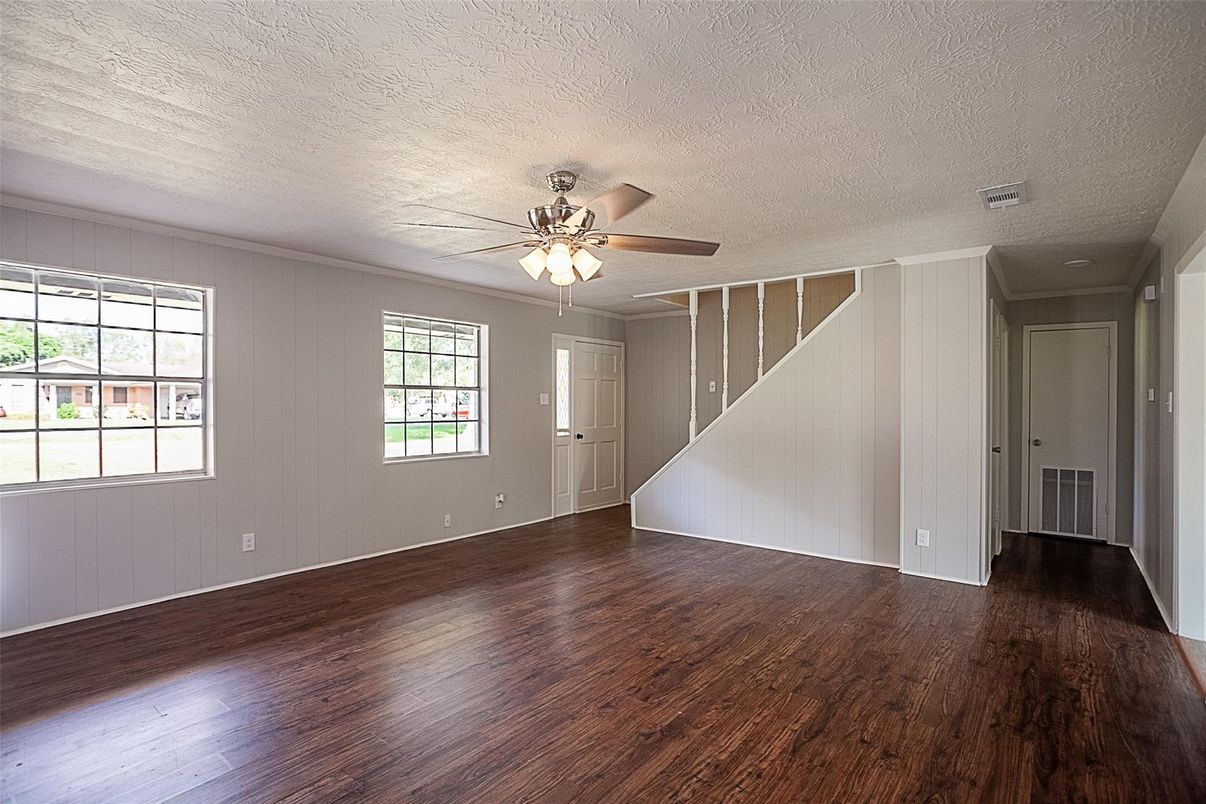 Empty room, Interior, Wood Texture Flooring