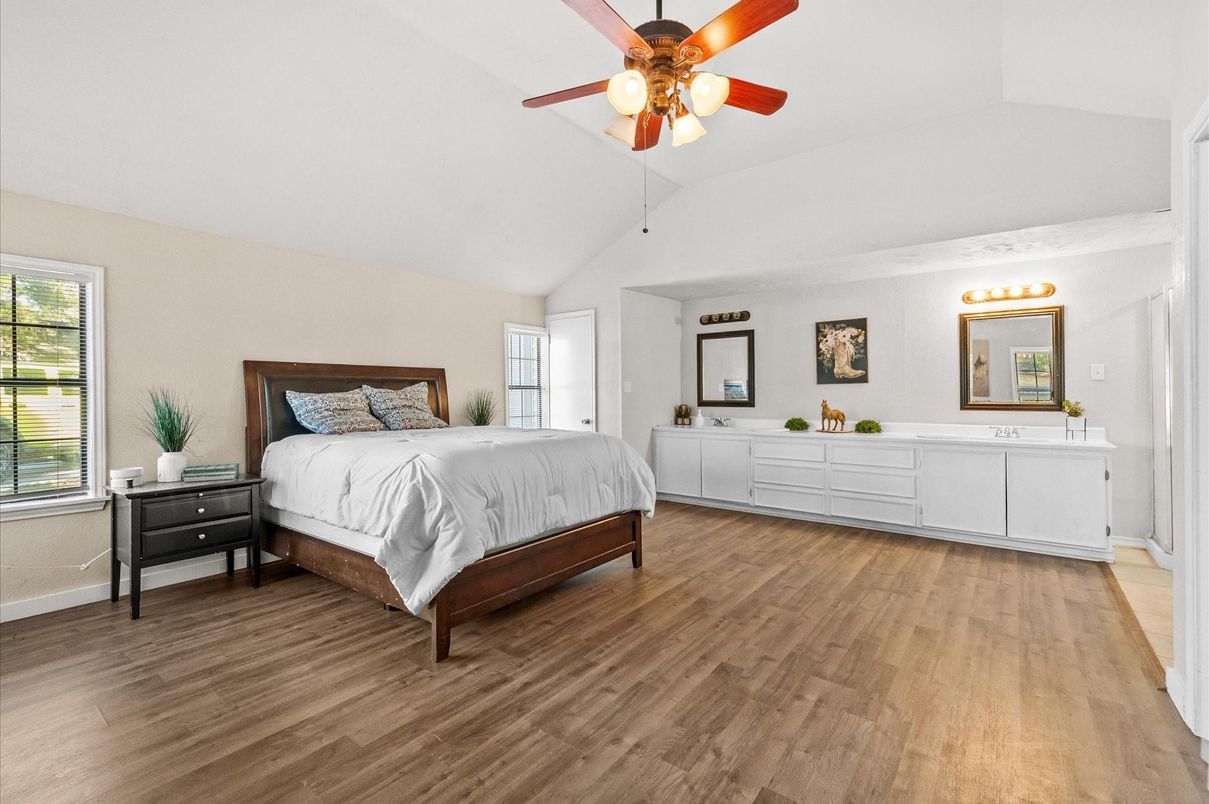 Bedroom, Interior, Wood Texture Flooring