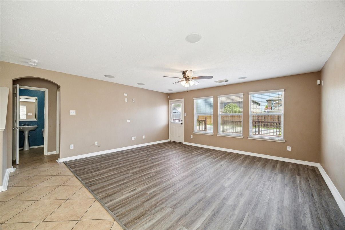 Empty room, Interior, Wood Texture Flooring