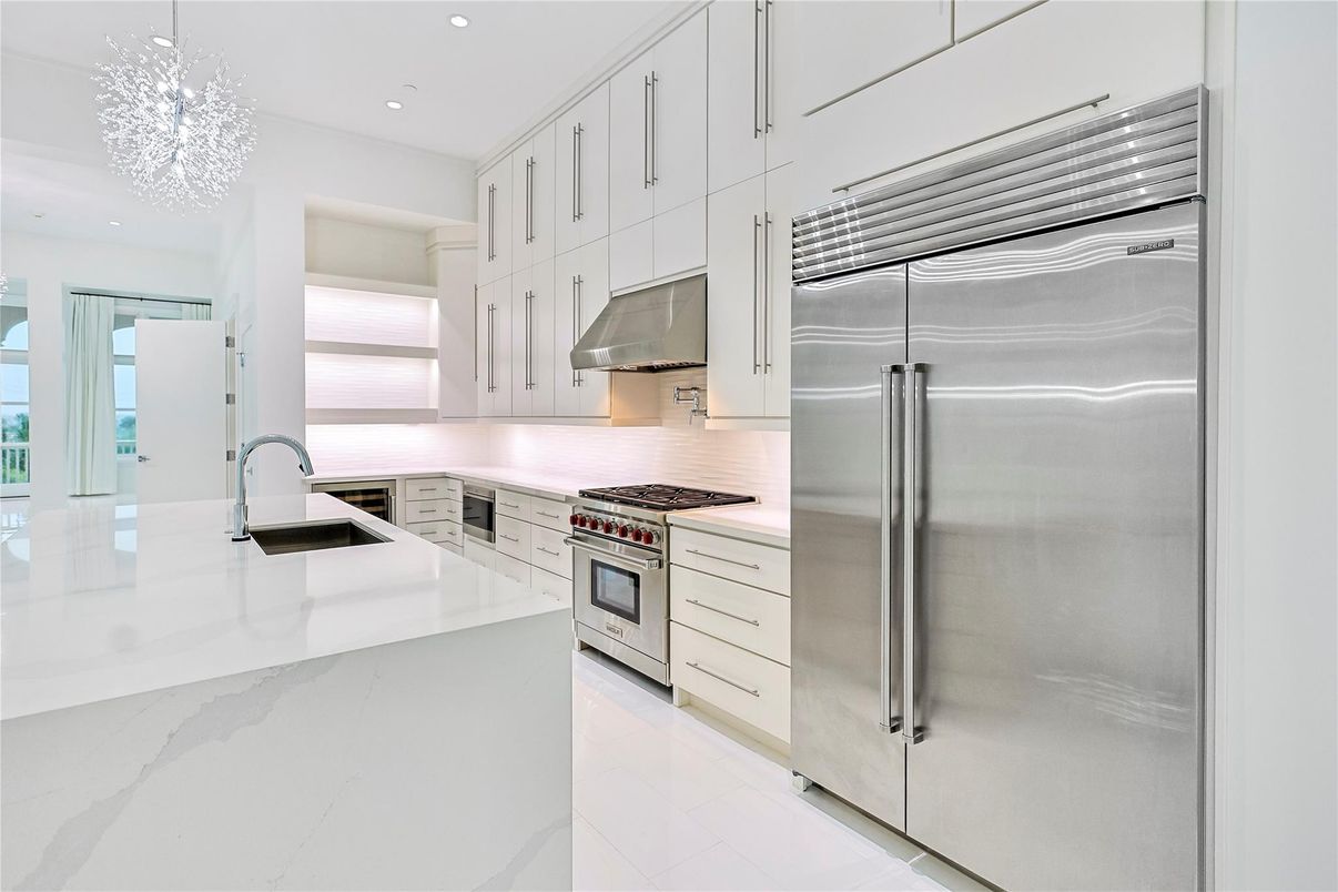 Interior, Kitchen, Recessed Lighting, Stainless Steel Appliances