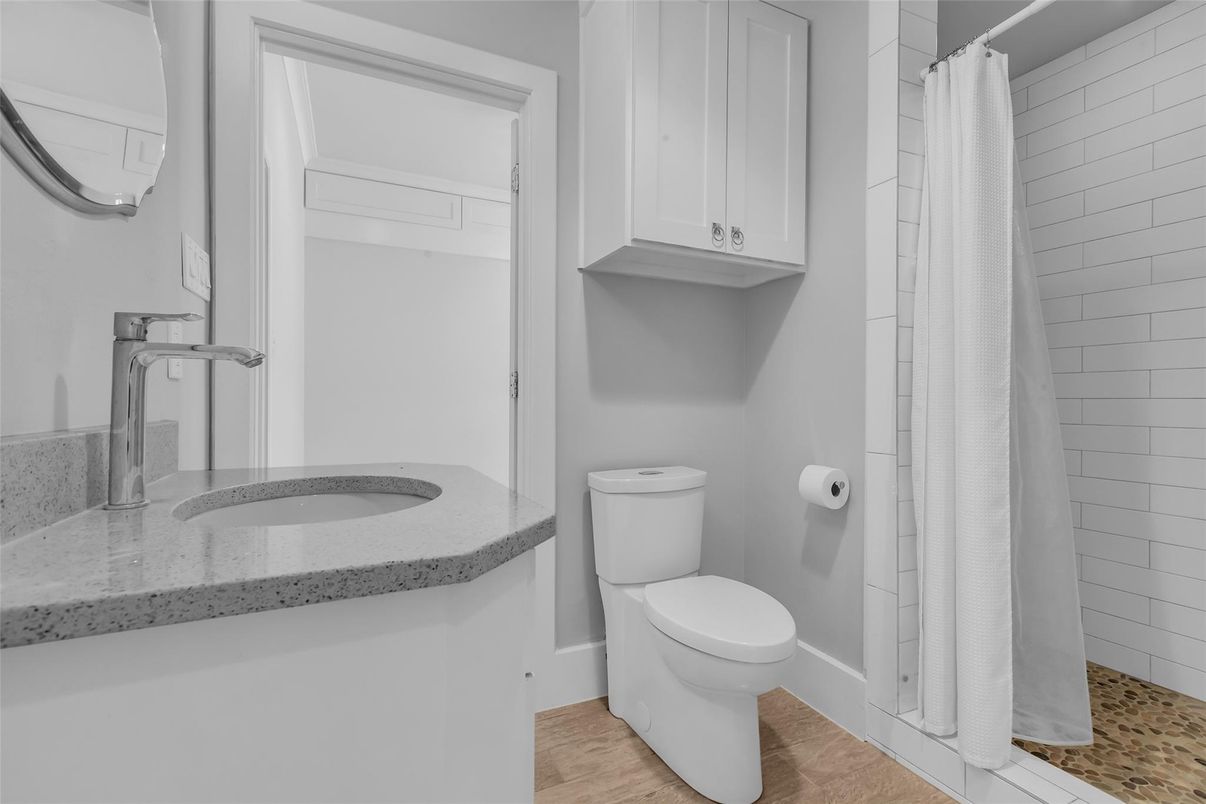 Bathroom, Interior, Wood Texture Flooring