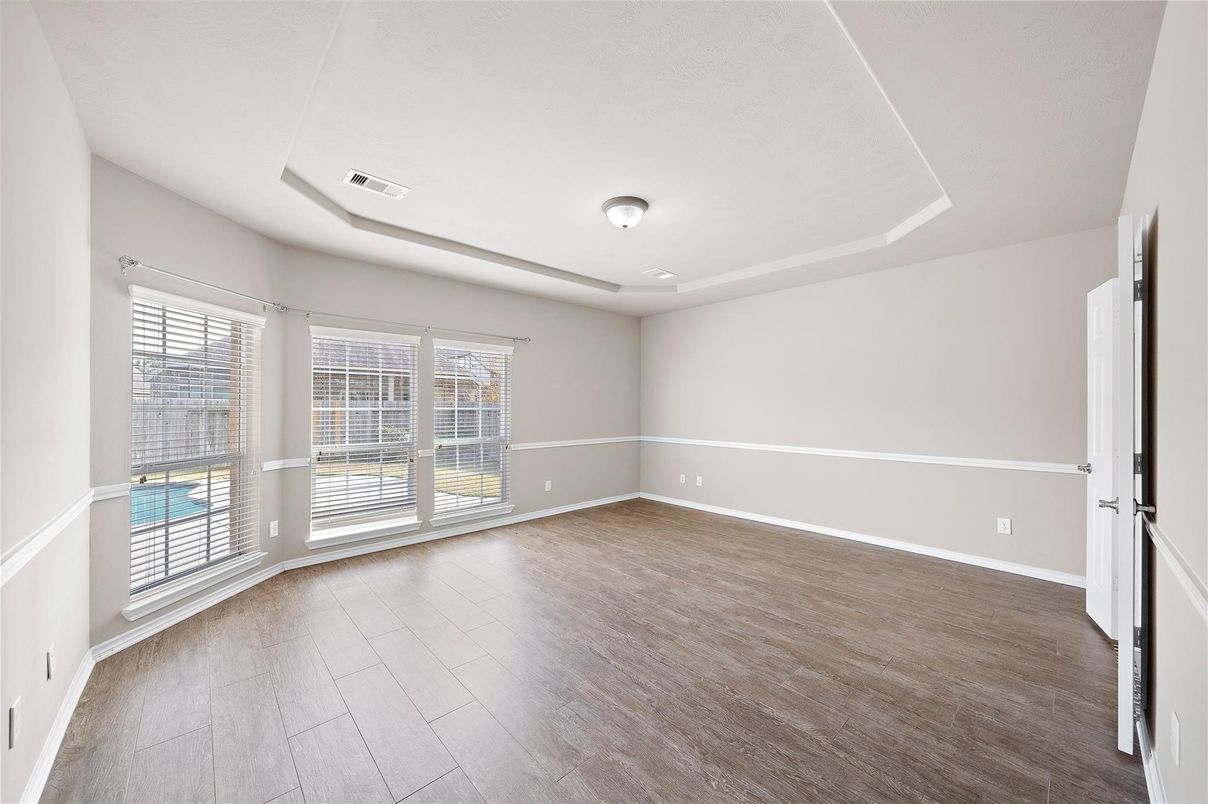 Empty room, Interior, Wood Texture Flooring