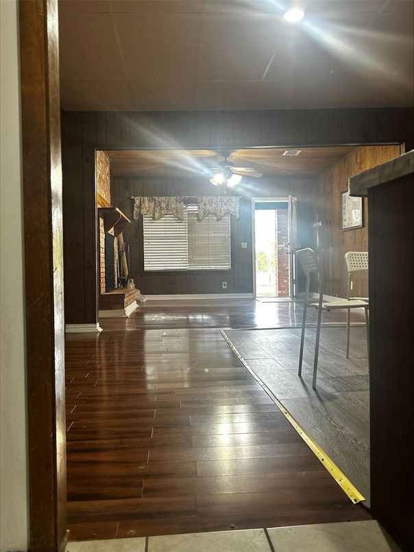 Interior, Wood Texture Flooring, Wooden Walls