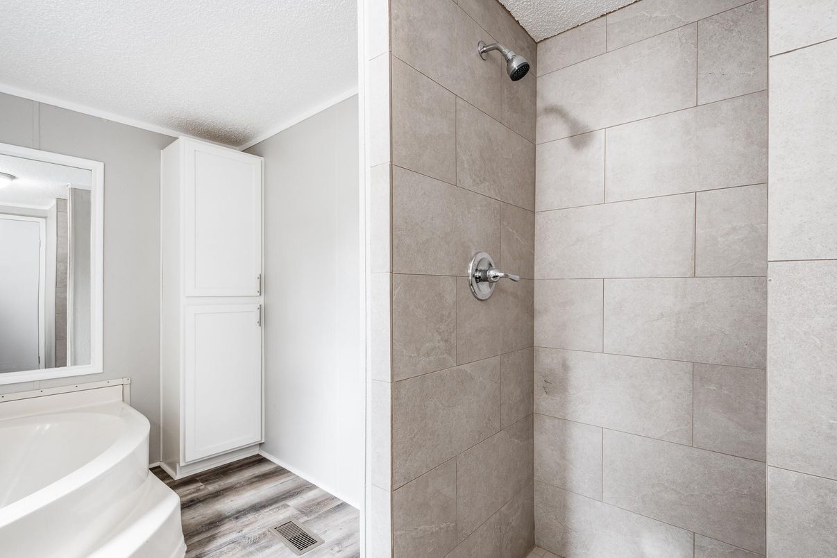 Bathroom, Interior, Wood Texture Flooring
