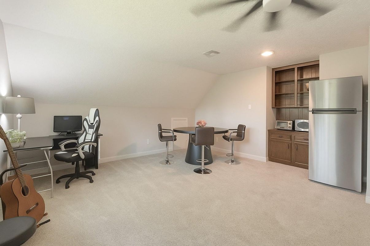 Home Office, Interior, Recessed Lighting