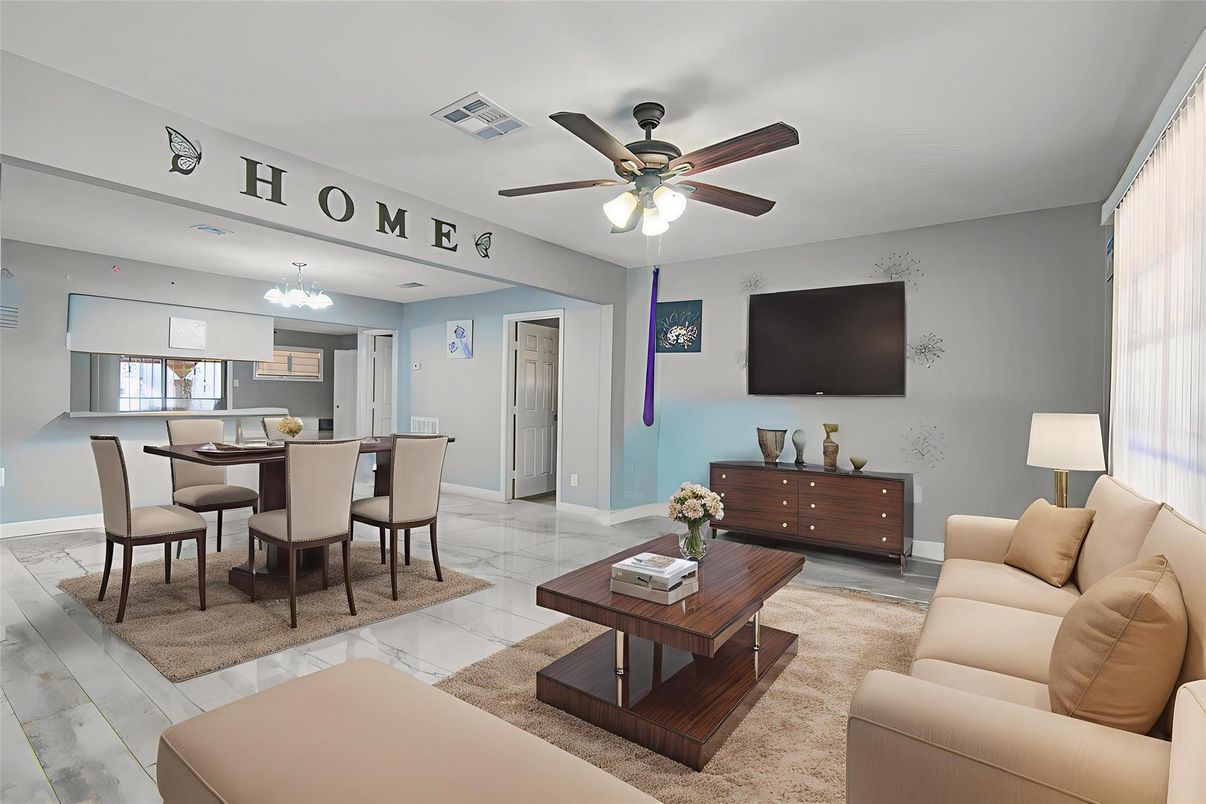 Dining room, Interior, Living room