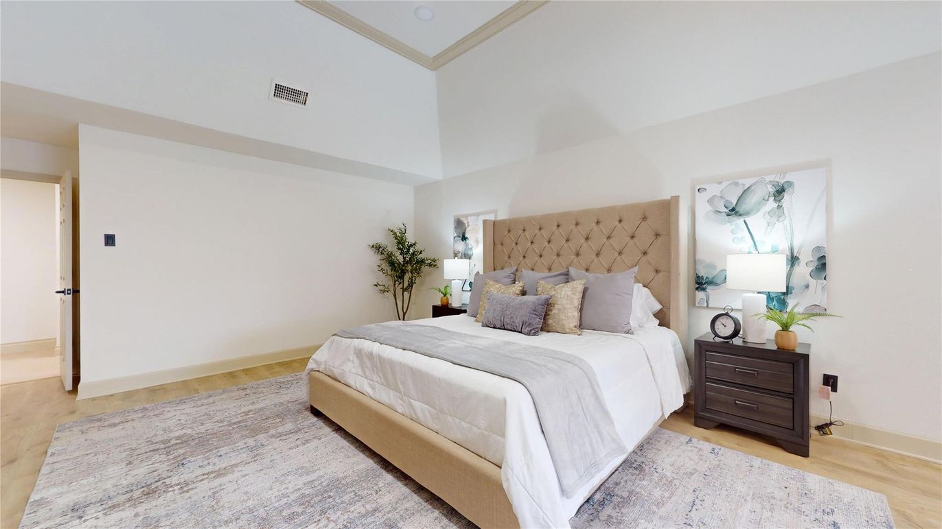 Bedroom, Interior, Wood Texture Flooring