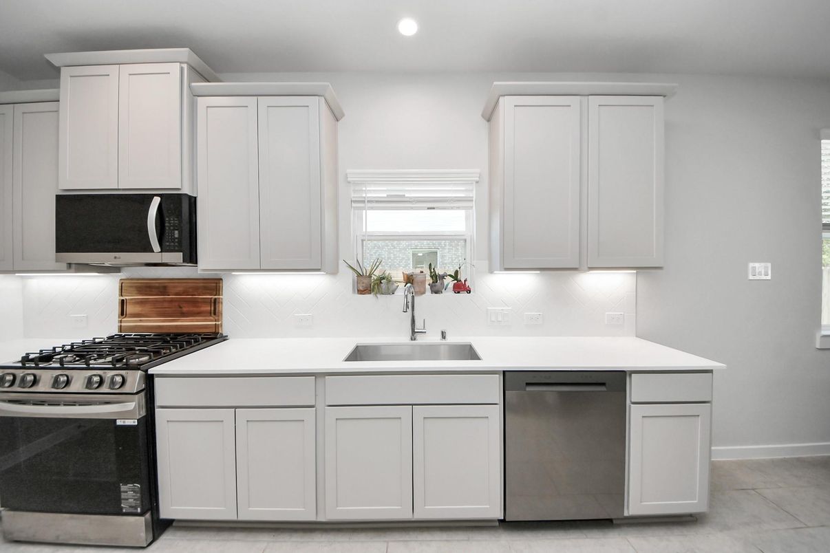 Interior, Kitchen, Recessed Lighting, Stainless Steel Appliances