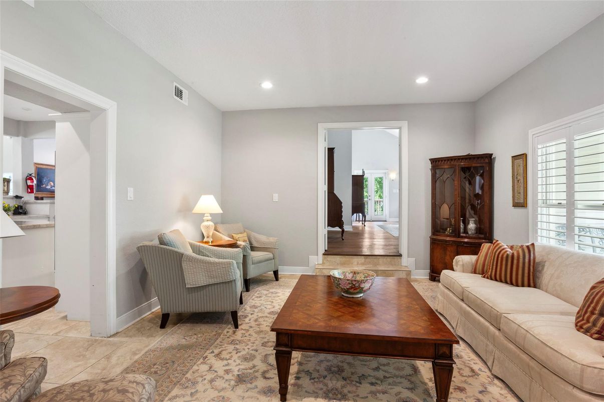 Interior, Living room, Recessed Lighting