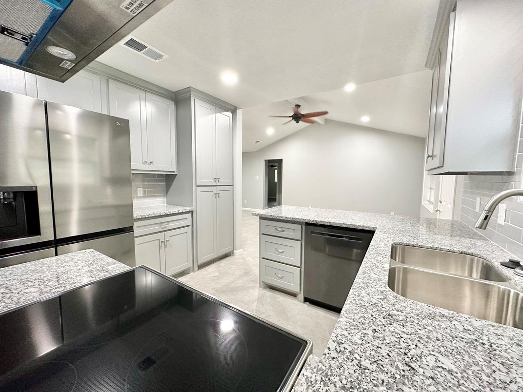 Interior, Kitchen, Recessed Lighting, Stainless Steel Appliances