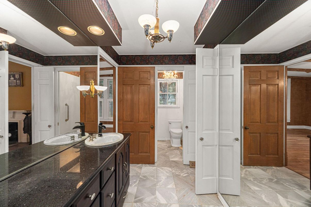 Bathroom, Chandelier, Dual Sink Vanities, Interior