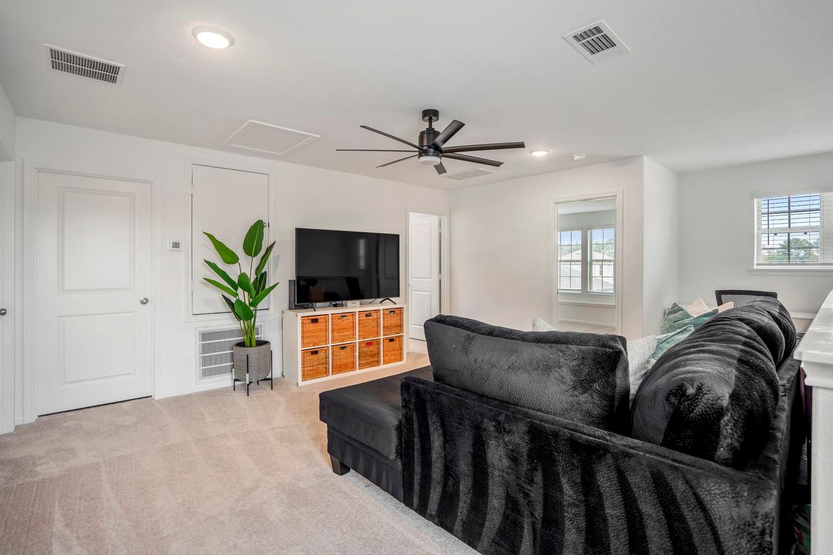 Interior, Living room, Recessed Lighting