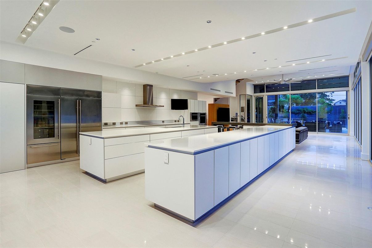 Interior, Kitchen, Recessed Lighting, Stainless Steel Appliances