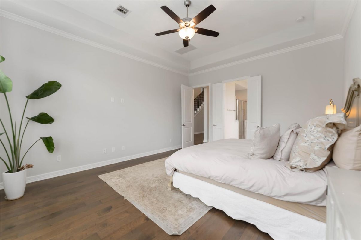 Bedroom, Interior, Wood Texture Flooring