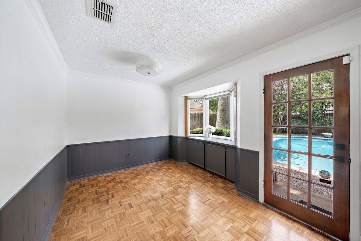 Empty room, Interior, Wood Texture Flooring
