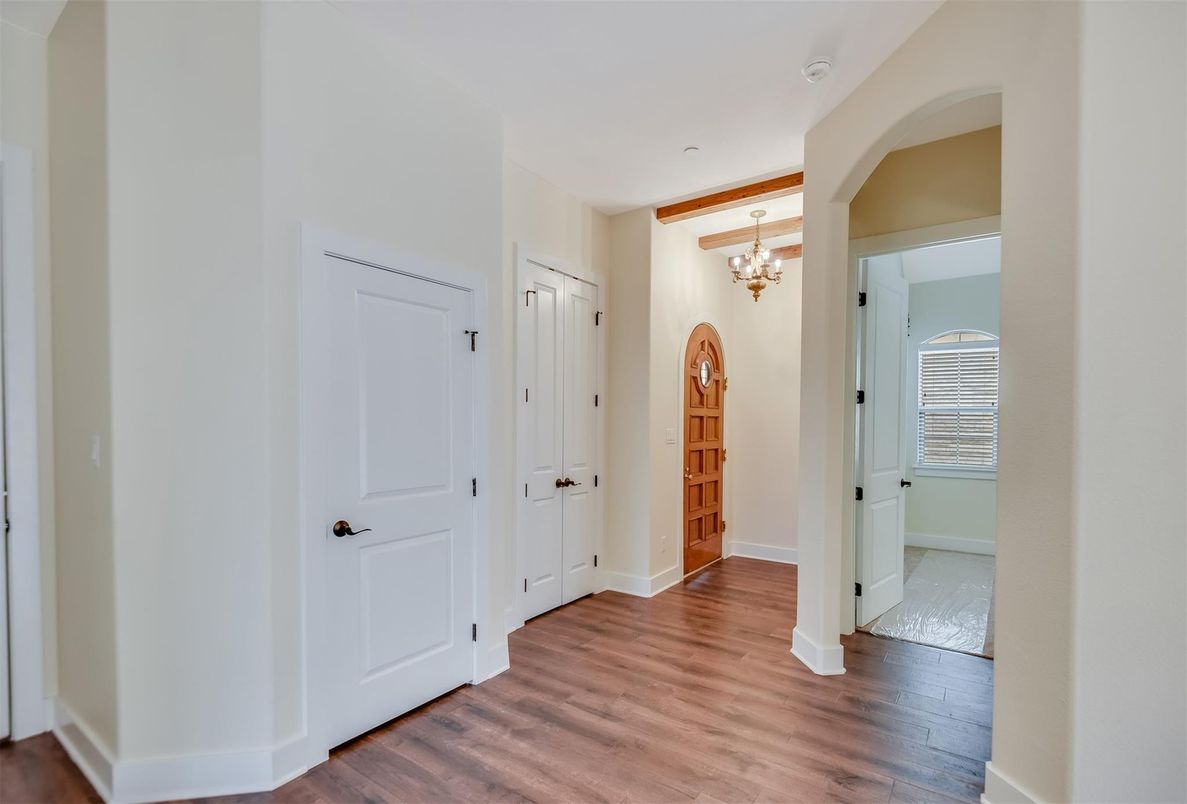 Chandelier, Interior, Pendant Lights, Wood Texture Flooring