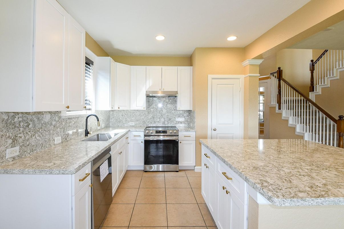 Interior, Kitchen, Recessed Lighting, Stainless Steel Appliances