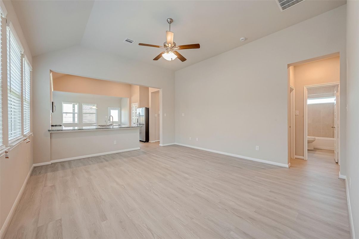 Empty room, Interior, Wood Texture Flooring